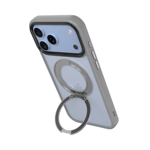 Tactical MagForce Hyperstand tok, Apple iPhone 17 Pro / 18 Pro - Light Grey
