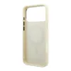 Karl Lagerfeld Pu Saffiano Ring Stand MagSafe tok, Apple iPhone 18 Pro - bézs