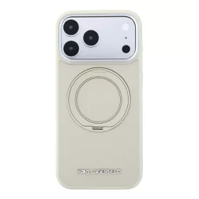   Karl Lagerfeld Pu Saffiano Ring Stand MagSafe tok, Apple iPhone 18 Pro Max - bézs