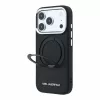 Karl Lagerfeld Pu Saffiano Ring Stand MagSafe tok, Apple iPhone 18 Pro - fekete