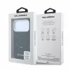 Karl Lagerfeld Pu Saffiano Ring Stand MagSafe tok, Apple iPhone 18 Pro - fekete
