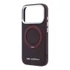 Karl Lagerfeld Pu Saffiano Ring Stand MagSafe tok, Apple iPhone 18 Pro - Burgundy