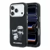 Karl Lagerfeld Pu Semi Wrap Smooth Sketch Bodies MagSafe tok, iPhone 18 Pro - fekete