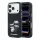 Karl Lagerfeld Pu Semi Wrap Smooth Sketch Bodies MagSafe tok, iPhone 18 Pro - fekete