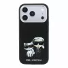 Karl Lagerfeld Pu Semi Wrap Smooth Sketch Bodies MagSafe tok, Apple iPhone 18 Pro Max - fekete