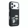 Karl Lagerfeld Pu Semi Wrap Smooth Sketch Bodies MagSafe tok, Apple iPhone 18 Pro Max - fekete