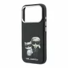 Karl Lagerfeld Pu Semi Wrap Smooth Sketch Bodies MagSafe tok, Apple iPhone 18 Pro Max - fekete