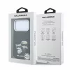 Karl Lagerfeld Pu Semi Wrap Smooth Sketch Bodies MagSafe tok, Apple iPhone 18 Pro Max - fekete