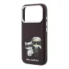 Karl Lagerfeld Pu Semi Wrap Smooth Sketch Bodies MagSafe tok, Apple iPhone 18 Pro - Burgundy