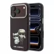 Karl Lagerfeld Pu Semi Wrap Smooth Sketch Bodies MagSafe tok, Apple iPhone 18 Pro Max - Burgundy