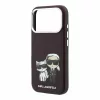 Karl Lagerfeld Pu Semi Wrap Smooth Sketch Bodies MagSafe tok, Apple iPhone 18 Pro Max - Burgundy