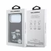 Karl Lagerfeld Pu Semi Wrap Smooth Sketch Bodies MagSafe tok, Apple iPhone 18 Pro Max - Burgundy
