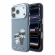 Karl Lagerfeld Pu Semi Wrap Smooth Sketch Bodies MagSafe tok, Apple iPhone 18 Pro - kék