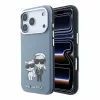 Karl Lagerfeld Pu Semi Wrap Smooth Sketch Bodies MagSafe tok, Apple iPhone 18 Pro Max - kék