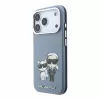 Karl Lagerfeld Pu Semi Wrap Smooth Sketch Bodies MagSafe tok, Apple iPhone 18 Pro Max - kék