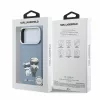 Karl Lagerfeld Pu Semi Wrap Smooth Sketch Bodies MagSafe tok, Apple iPhone 18 Pro Max - kék