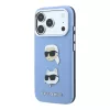 Karl Lagerfeld Pu Semi Wrap Saffiano K&Ch Heads tok, Apple iPhone 18 Pro - kék