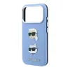 Karl Lagerfeld Pu Semi Wrap Saffiano K&Ch Heads tok, Apple iPhone 18 Pro - kék
