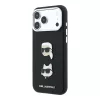 Karl Lagerfeld Pu Semi Wrap Saffiano K&Ch Heads tok, Apple iPhone 18 Pro Max - fekete