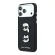 Karl Lagerfeld Pu Semi Wrap Saffiano K&Ch Heads tok, Apple iPhone 18 Pro Max - fekete