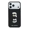 Karl Lagerfeld Pu Semi Wrap Saffiano K&Ch Heads tok, Apple iPhone 18 Pro Max - fekete
