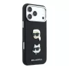 Karl Lagerfeld Pu Semi Wrap Saffiano K&Ch Heads tok, Apple iPhone 18 Pro Max - fekete