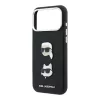 Karl Lagerfeld Pu Semi Wrap Saffiano K&Ch Heads tok, Apple iPhone 18 Pro Max - fekete