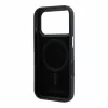 Karl Lagerfeld Pu Grained Semi Wrap K&Amp;Ch Heads MagSafe tok, Apple iPhone 18 Pro - fekete
