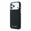 Karl Lagerfeld Pu Grained Allover Semi Wrap MagSafe tok, iPhone 18 Pro - fekete