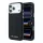 Karl Lagerfeld Pu Grained Allover Semi Wrap MagSafe tok, iPhone 18 Pro Max - fekete