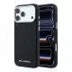 Karl Lagerfeld Pu Grained Allover Semi Wrap MagSafe tok, iPhone 18 Pro Max - fekete