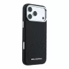 Karl Lagerfeld Pu Grained Allover Semi Wrap MagSafe tok, iPhone 18 Pro Max - fekete