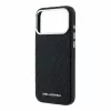 Karl Lagerfeld Pu Grained Allover Semi Wrap MagSafe tok, iPhone 18 Pro Max - fekete