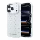 Karl Lagerfeld Iml Rhinestones Allover MagSafe tok, iPhone 18 Pro Max - fehér