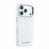 Karl Lagerfeld Iml Rhinestones Allover MagSafe tok, iPhone 18 Pro Max - fehér