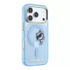 Karl Lagerfeld IML Choupette Peekaboo MagSafe tok, Apple iPhone 18 Pro - kék
