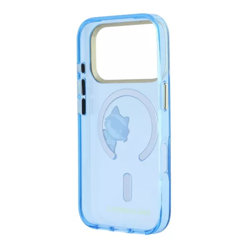 Karl Lagerfeld IML Choupette Peekaboo MagSafe tok, Apple iPhone 18 Pro Max - kék