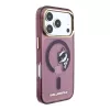 Karl Lagerfeld IML Choupette Peekaboo MagSafe tok, Apple iPhone 18 Pro - Burgundy
