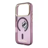Karl Lagerfeld IML Choupette Peekaboo MagSafe tok, Apple iPhone 18 Pro - Burgundy