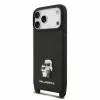 Karl Lagerfeld Saffiano Crossbody Popruh Karl And Choupette tok, iPhone 18 Pro Max - fekete