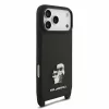 Karl Lagerfeld Saffiano Crossbody Popruh Karl And Choupette tok, iPhone 18 Pro Max - fekete