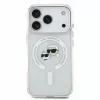 Karl Lagerfeld Iml K&Amp;Ch Heads Metal Frame MagSafe tok, iPhone 18 Pro - fehér