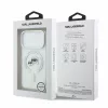 Karl Lagerfeld Iml K&Amp;Ch Heads Metal Frame MagSafe tok, iPhone 18 Pro - fehér