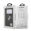 Karl Lagerfeld Liquid Silicone Karl And Choupette MagSafe tok, Apple iPhone 18 Pro Max - fekete
