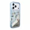 Karl Lagerfeld Liquid Glitter Beach tok, Apple iPhone 18 Pro - kék