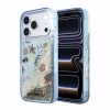Karl Lagerfeld Liquid Glitter Beach tok, Apple iPhone 18 Pro Max - kék