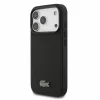 Lacoste PVC Iconic Petit Pique Metal Logo MagSafe tok, Apple iPhone 18 Pro - Black