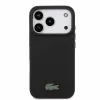 Lacoste PVC Iconic Petit Pique Metal Logo MagSafe tok, Apple iPhone 18 Pro - Black