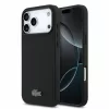 Lacoste PVC Iconic Petit Pique Metal Logo MagSafe tok, Apple iPhone 18 Pro Max - Black
