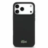 Lacoste PVC Iconic Petit Pique Metal Logo MagSafe tok, Apple iPhone 18 Pro Max - Black